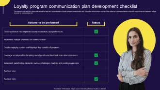 Loyalty Program Communication Plan Development Checklist