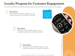 Loyalty Program For Customer Engagement Ppt Pictures Designs