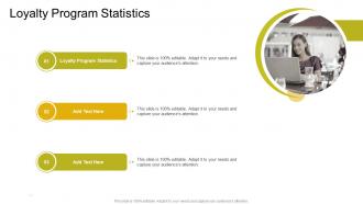Loyalty Program Statistics In Powerpoint And Google Slides Cpb