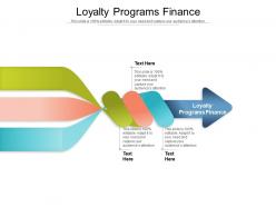Loyalty programs finance ppt powerpoint presentation professional icons cpb