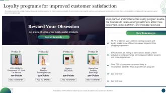 Loyalty Programs For Improved Customer Satisfaction Customer Touchpoint Plan To Enhance Buyer Journey
