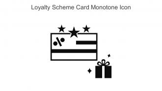 Loyalty Scheme Card Monotone Icon In Powerpoint Pptx Png And Editable Eps Format