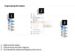 Lq four staged arrow process flow diagram powerpoint template