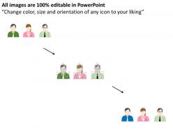 Lt three peoples and tags infographics flat powerpoint design