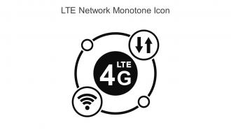 LTE Network Monotone Icon In Powerpoint Pptx Png And Editable Eps Format