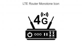 LTE Router Monotone Icon In Powerpoint Pptx Png And Editable Eps Format