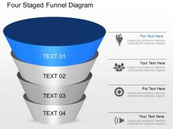 46698131 style layered funnel 4 piece powerpoint presentation diagram infographic slide