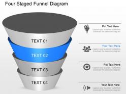 46698131 style layered funnel 4 piece powerpoint presentation diagram infographic slide