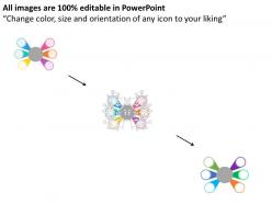 46124114 style circular hub-spoke 6 piece powerpoint presentation diagram infographic slide