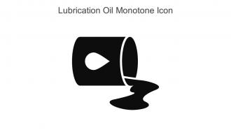 Lubrication Oil Monotone Icon in powerpoint pptx png and editable eps format