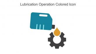 Lubrication Operation Colored Icon in powerpoint pptx png and editable eps format