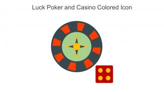 Luck Poker And Casino Colored Icon In Powerpoint Pptx Png And Editable Eps Format