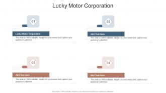 Lucky Motor Corporation In Powerpoint And Google Slides Cpb