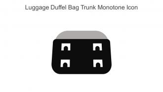 Luggage Duffel Bag Trunk Monotone Icon In Powerpoint Pptx Png And Editable Eps Format