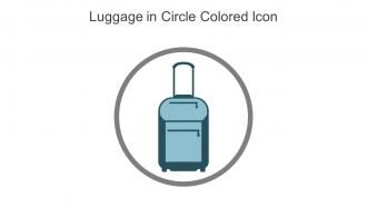 Luggage In Circle Colored Icon In Powerpoint Pptx Png And Editable Eps Format