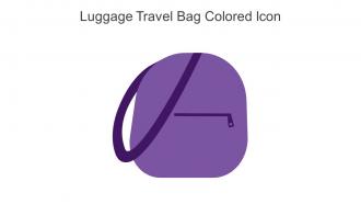 Luggage Travel Bag Colored Icon In Powerpoint Pptx Png And Editable Eps Format