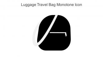 Luggage Travel Bag Monotone Icon In Powerpoint Pptx Png And Editable Eps Format