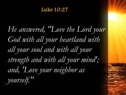 Luke 10 27 love your neighbor as yourself powerpoint church sermon
