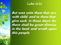 Luke 21 23 the land and wrath powerpoint church sermon
