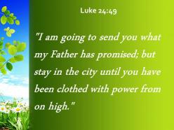Luke 24 49 the city until you have powerpoint church sermon