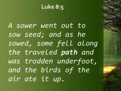Luke 8 5 a farmer went out to sow powerpoint church sermon