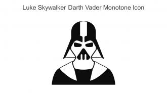 Luke Skywalker Darth Vader Monotone Icon In Powerpoint Pptx Png And Editable Eps Format