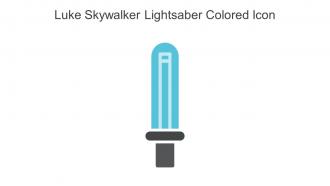 Luke Skywalker Lightsaber Colored Icon In Powerpoint Pptx Png And Editable Eps Format