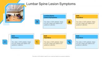 Lumbar Spine Lesion Symptoms In Powerpoint And Google Slides Cpb