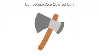 Lumberjack Axe Colored Icon In Powerpoint Pptx Png And Editable Eps Format