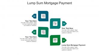 Lump sum mortgage payment ppt powerpoint presentation gallery icon cpb