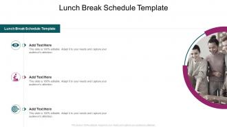 Lunch Break Schedule Template In Powerpoint And Google Slides Cpb