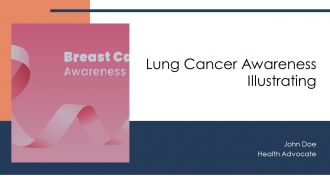 Lung Cancer Awareness Illustrating PPT Slides AT