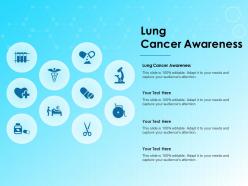 Lung cancer awareness ppt powerpoint presentation summary influencers
