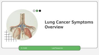 Lung Cancer Symptoms Overview PPT Graphics AT