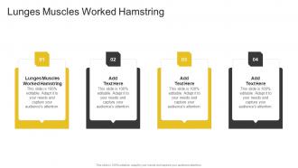 Lunges Muscles Worked Hamstring In Powerpoint And Google Slides Cpb