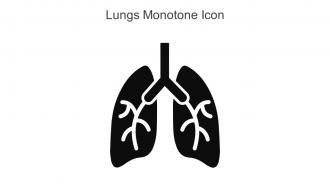 Lungs Monotone Icon In Powerpoint Pptx Png And Editable Eps Format