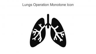 Lungs Operation Monotone Icon In Powerpoint Pptx Png And Editable Eps Format
