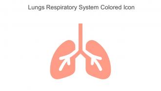 Lungs Respiratory System Colored Icon In Powerpoint Pptx Png And Editable Eps Format