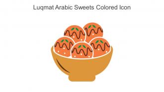 Luqmat Arabic Sweets Colored Icon In Powerpoint Pptx Png And Editable Eps Format