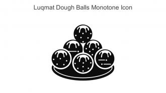 Luqmat Dough Balls Monotone Icon In Powerpoint Pptx Png And Editable Eps Format