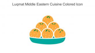 Luqmat Middle Eastern Cuisine Colored Icon In Powerpoint Pptx Png And Editable Eps Format