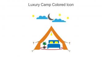 Luxury Camp Colored Icon In Powerpoint Pptx Png And Editable Eps Format
