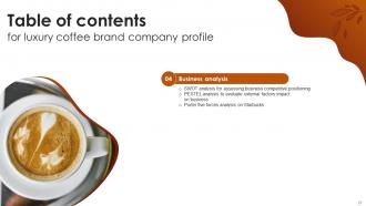 Luxury Coffee Brand Company Profile Powerpoint Presentation Slides CP CD V Pre-designed Best