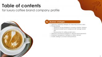 Luxury Coffee Brand Company Profile Powerpoint Presentation Slides CP CD V Content Ready Good