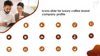 Luxury Coffee Brand Company Profile Powerpoint Presentation Slides CP CD V Graphical Good