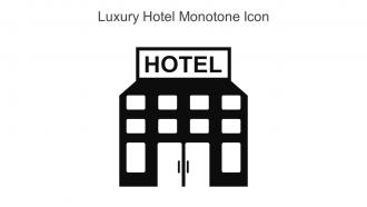 Luxury Hotel Monotone Icon In Powerpoint Pptx Png And Editable Eps Format