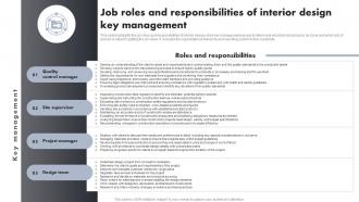 Luxury Interior Design Job Roles And Responsibilities Of Interior Design Key Management BP SS Captivating Graphical