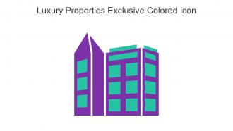Luxury Properties Exclusive Colored Icon In Powerpoint Pptx Png And Editable Eps Format