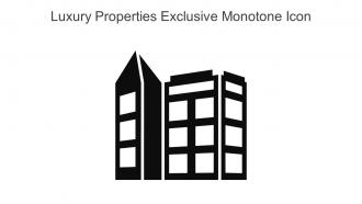 Luxury Properties Exclusive Monotone Icon In Powerpoint Pptx Png And Editable Eps Format