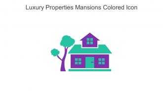 Luxury Properties Mansions Colored Icon In Powerpoint Pptx Png And Editable Eps Format